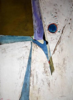 "The Blue Eye"  Mid Century Modern Texas Abstract