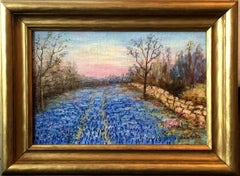 "Bluebonnets"  Small Texas Landscape