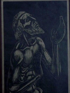 "Antiguo Oráculo"    Aguafuerte o aguatinta