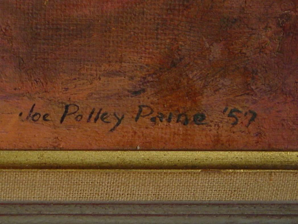 „Mid Century Stillleben“  Eine Farbausbrüche.  Das schöne Gemälde ist wunderschön – Painting von Joseph Polley Paine