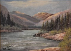 Used River Pass  Mountains and River
