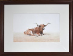 "Texas Longhorn"  Fantastic Colored Pencil Drawing.