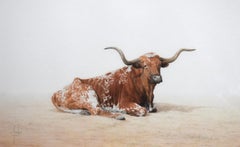 "Texas Longhorn"  Fantastic Colored Pencil Drawing.