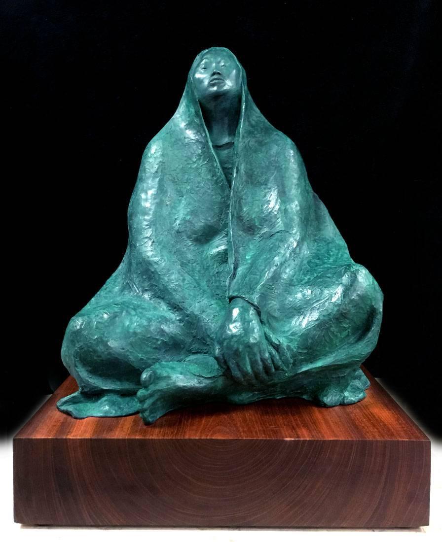 Alberto Saucedo Figurative Sculpture - "Rosa"