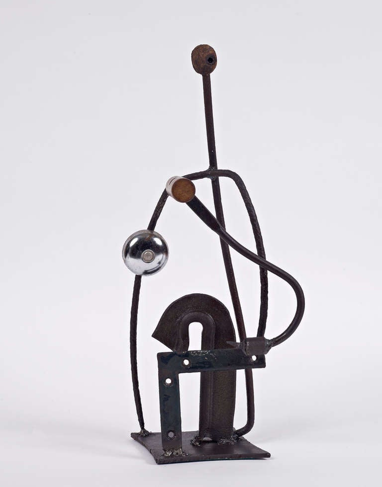 Elaine Grove Abstract Sculpture - Hook Up