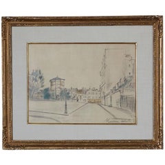 Pencil Landscape Drawings and Watercolors