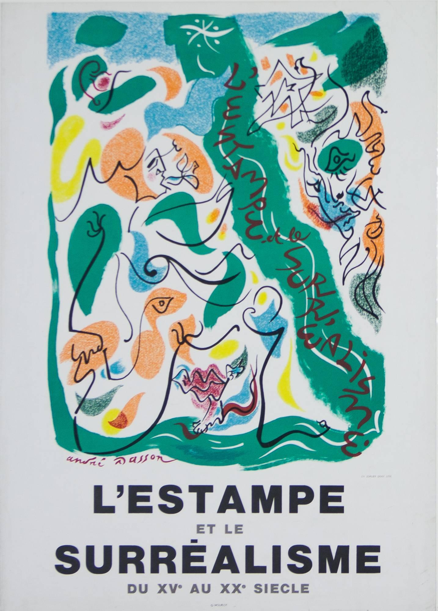 Figurative Print (After) Andre Masson - L'Estampe et le Suréalisme du Xv au Xx Siècle Andre Masson