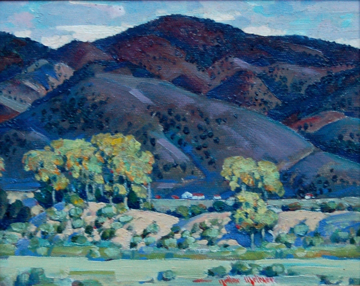 Arthur Meltzer Landscape Painting - Virginia City, Nevada