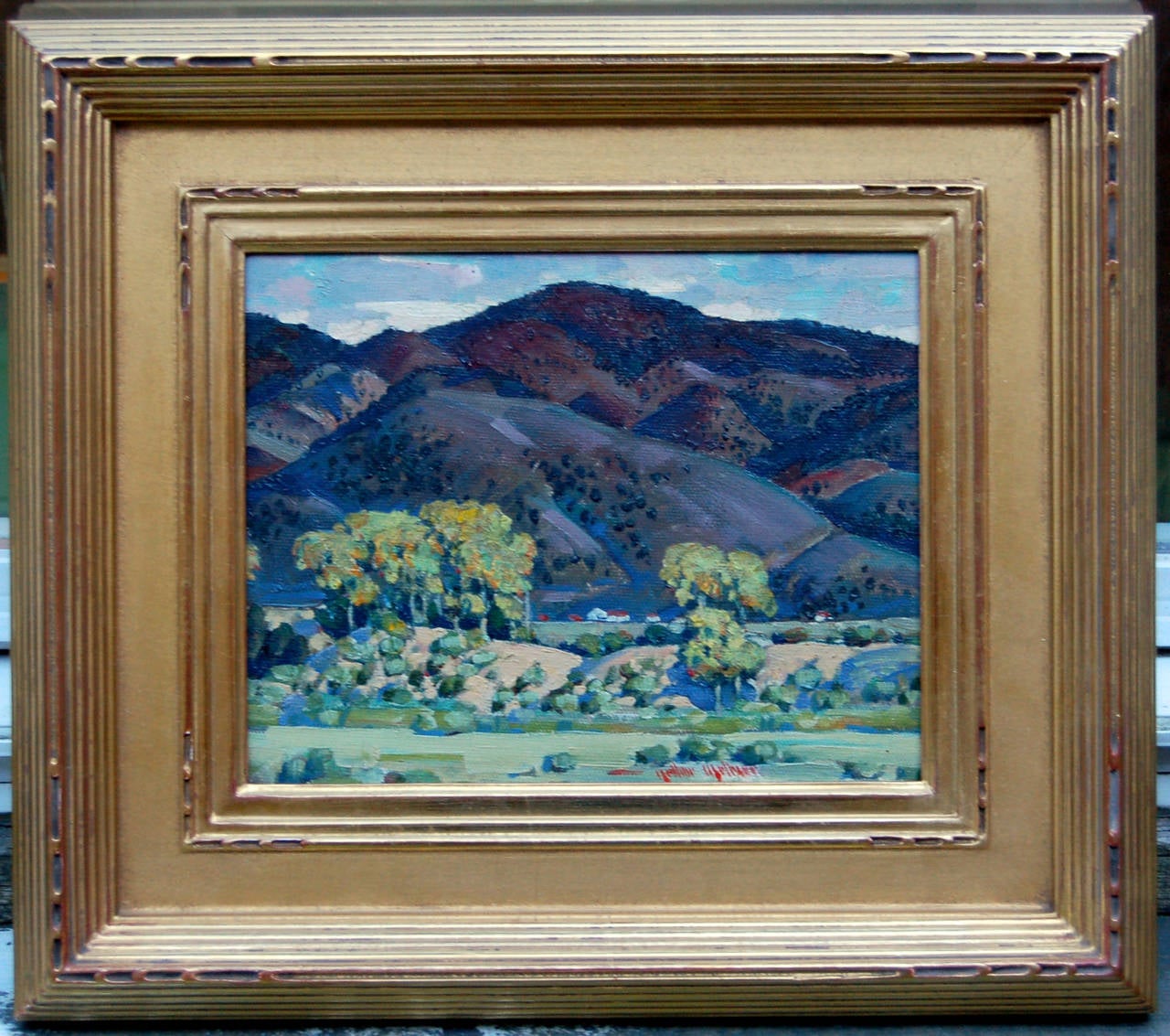 Virginia City, Nevada - Painting by Arthur Meltzer