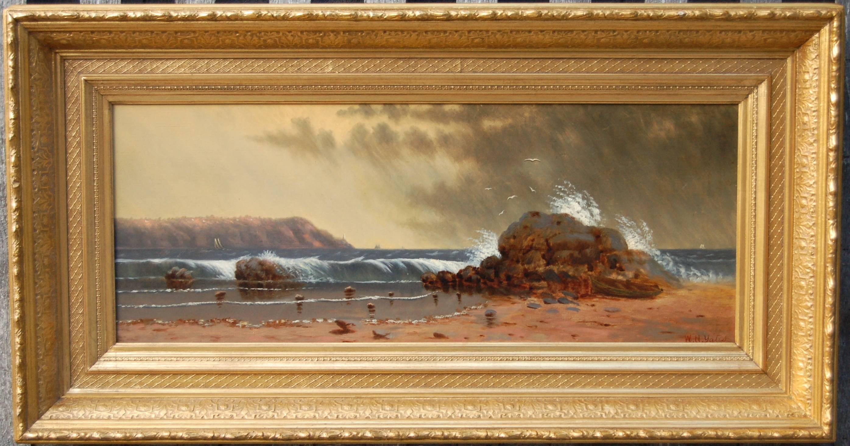 William Henry Yates Landscape Painting - Along the Coast