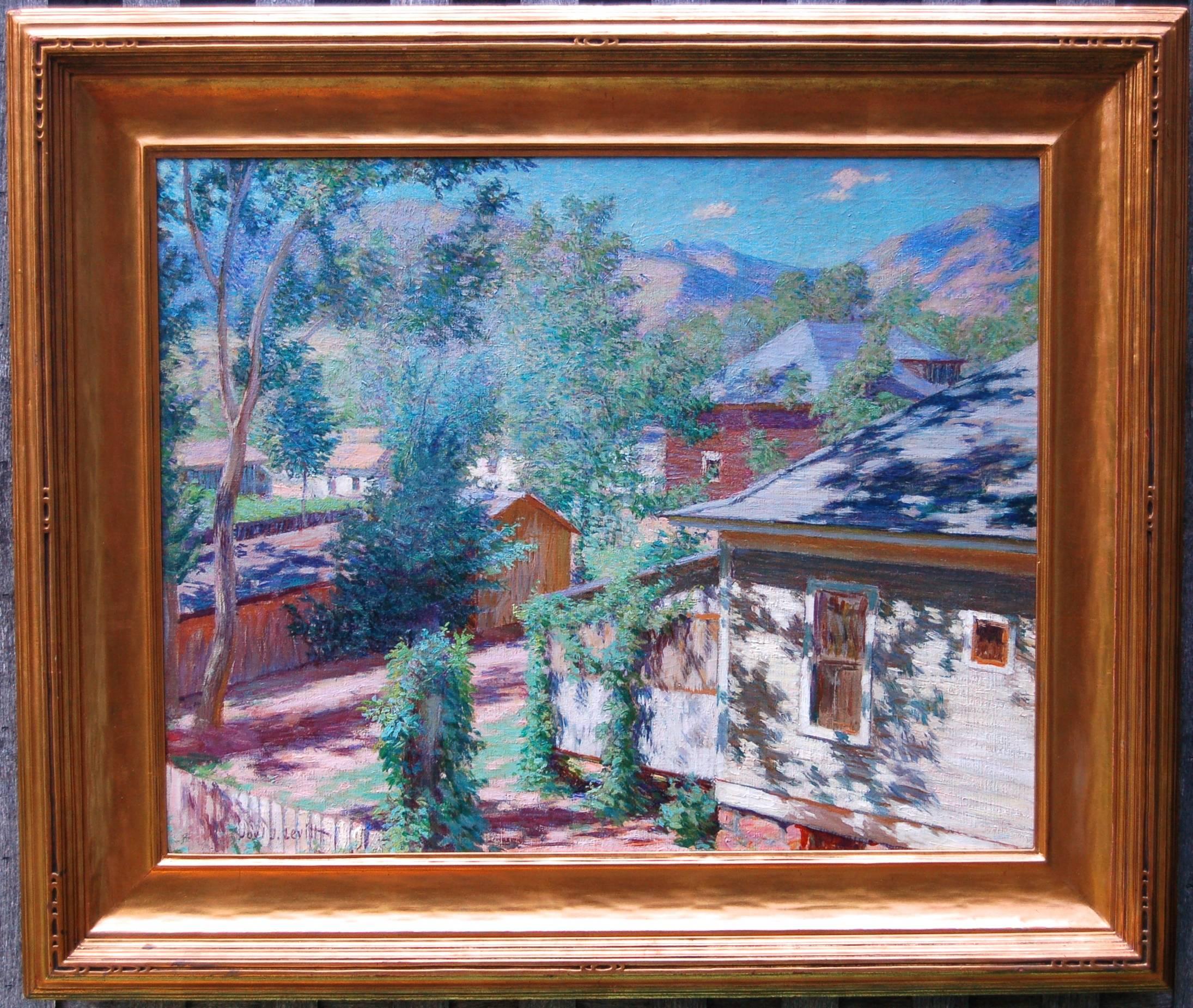 Joel Levitt Landscape Painting - Palm Springs, California circa 1930