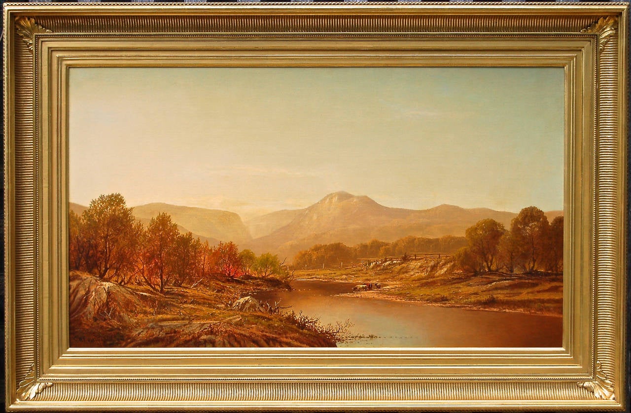 Charles Wilson Knapp Landscape Painting - The Coming of Autumn