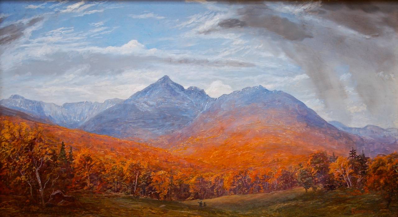 Erik Koeppel Landscape Painting - View of Mt. Adams in New Hampshire