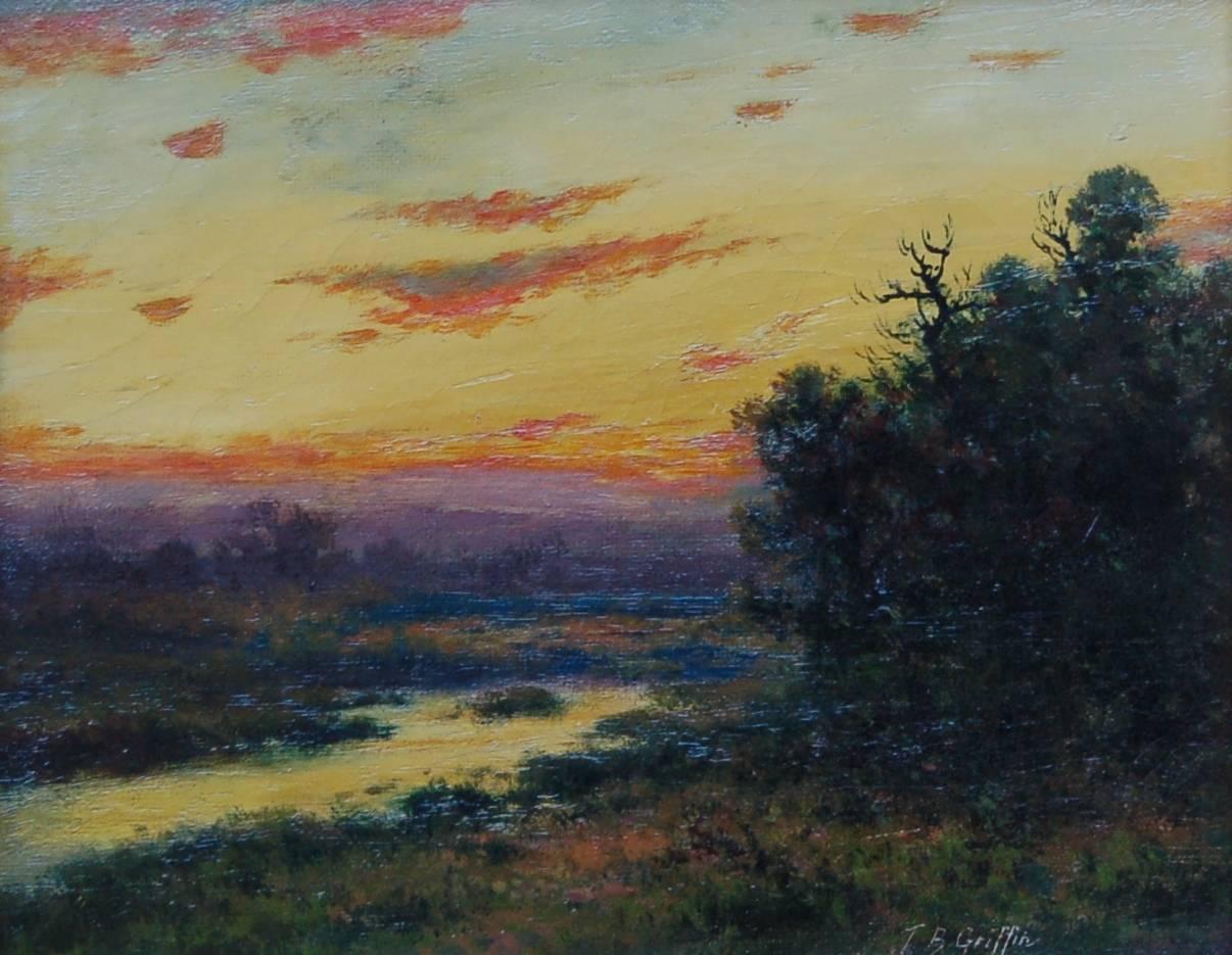 At Dusk - Painting by Thomas B. Griffin