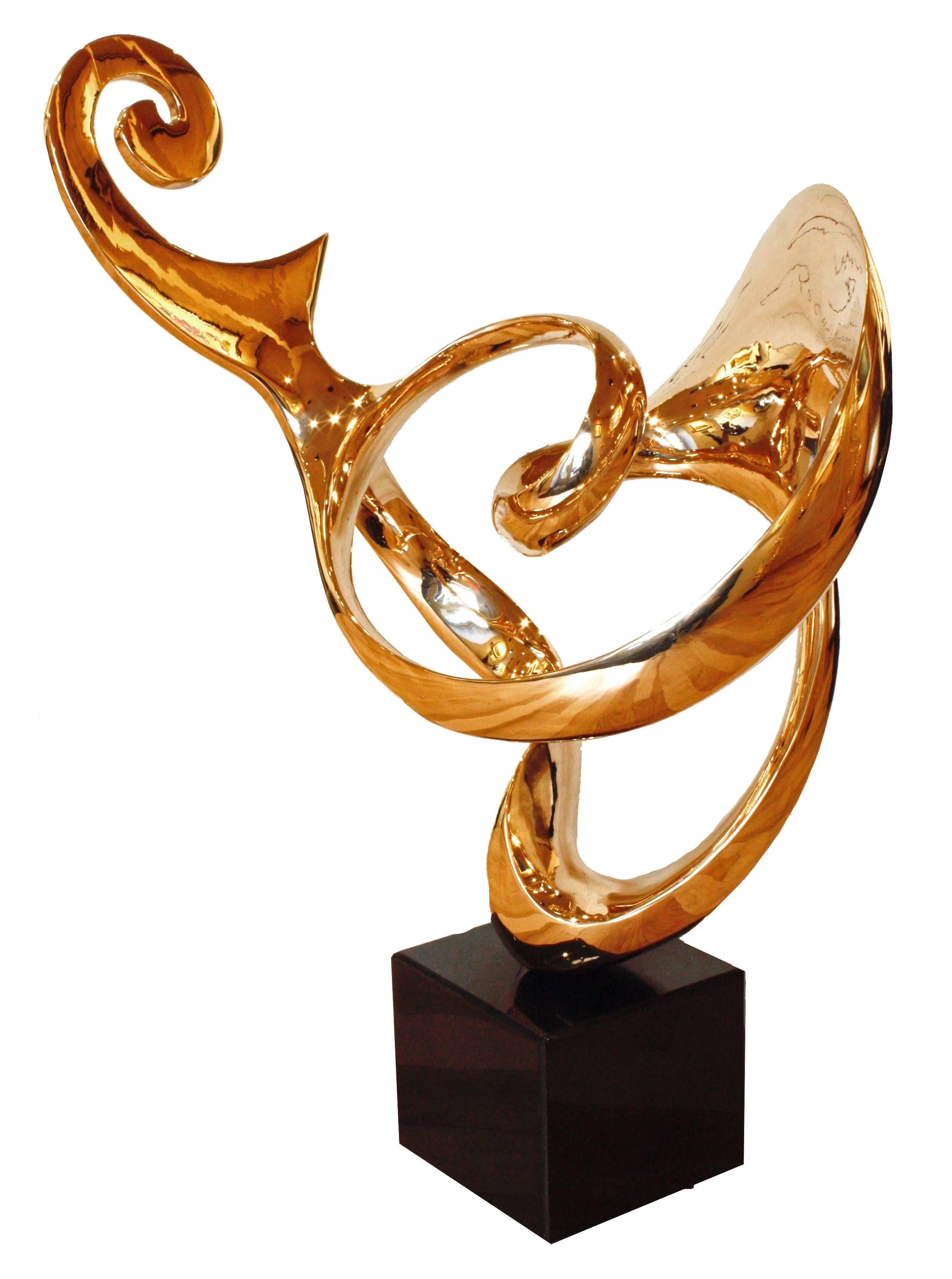 Grediaga Kieff Abstract Sculpture - Folklore con Voluta