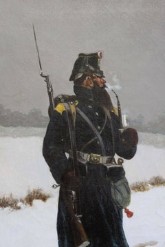 Eastern European Soldier in the Snow