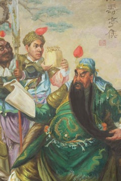 Oil Painting of Guan Yu