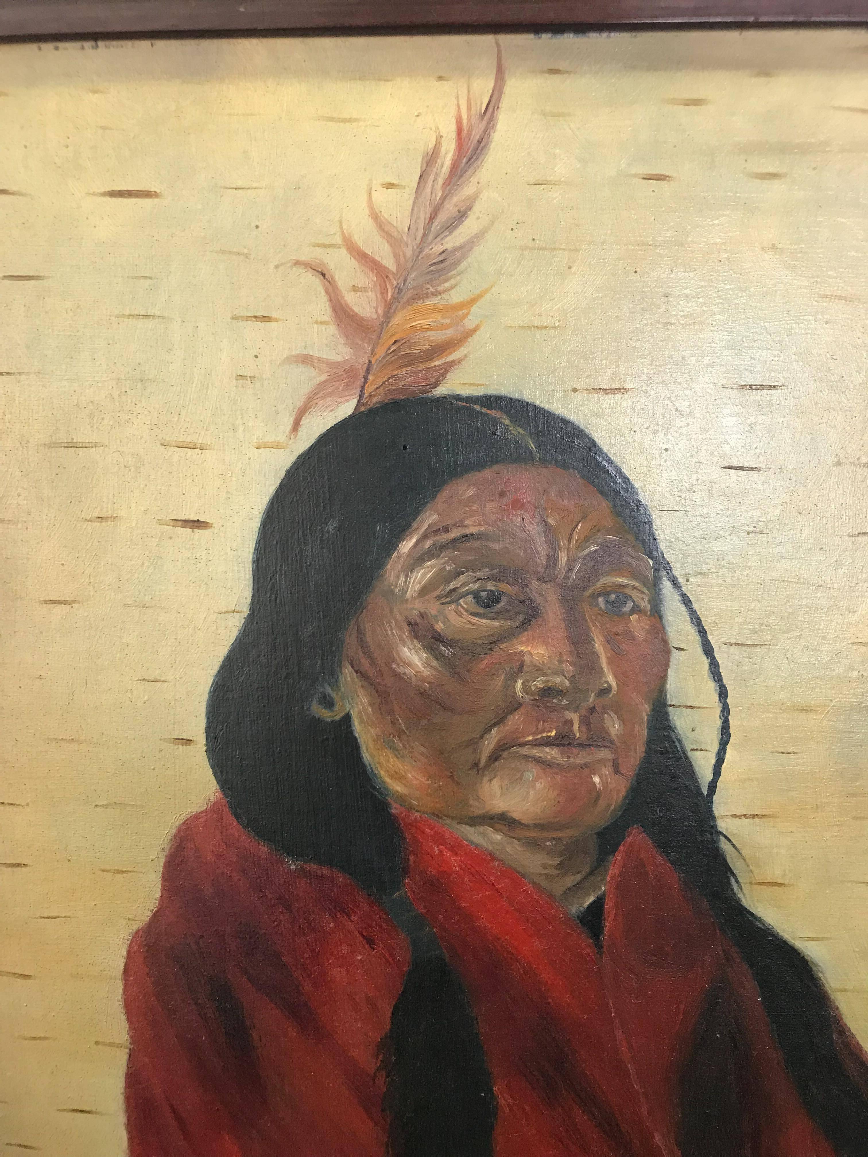 Sitting Bull - Painting by Edith Babb Yeates