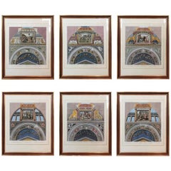 Neoclassical Engravings of the Vatican Loggia, Thirteen Available