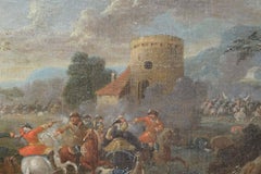 Cavalry Engagement Attributed to Karel Breydel