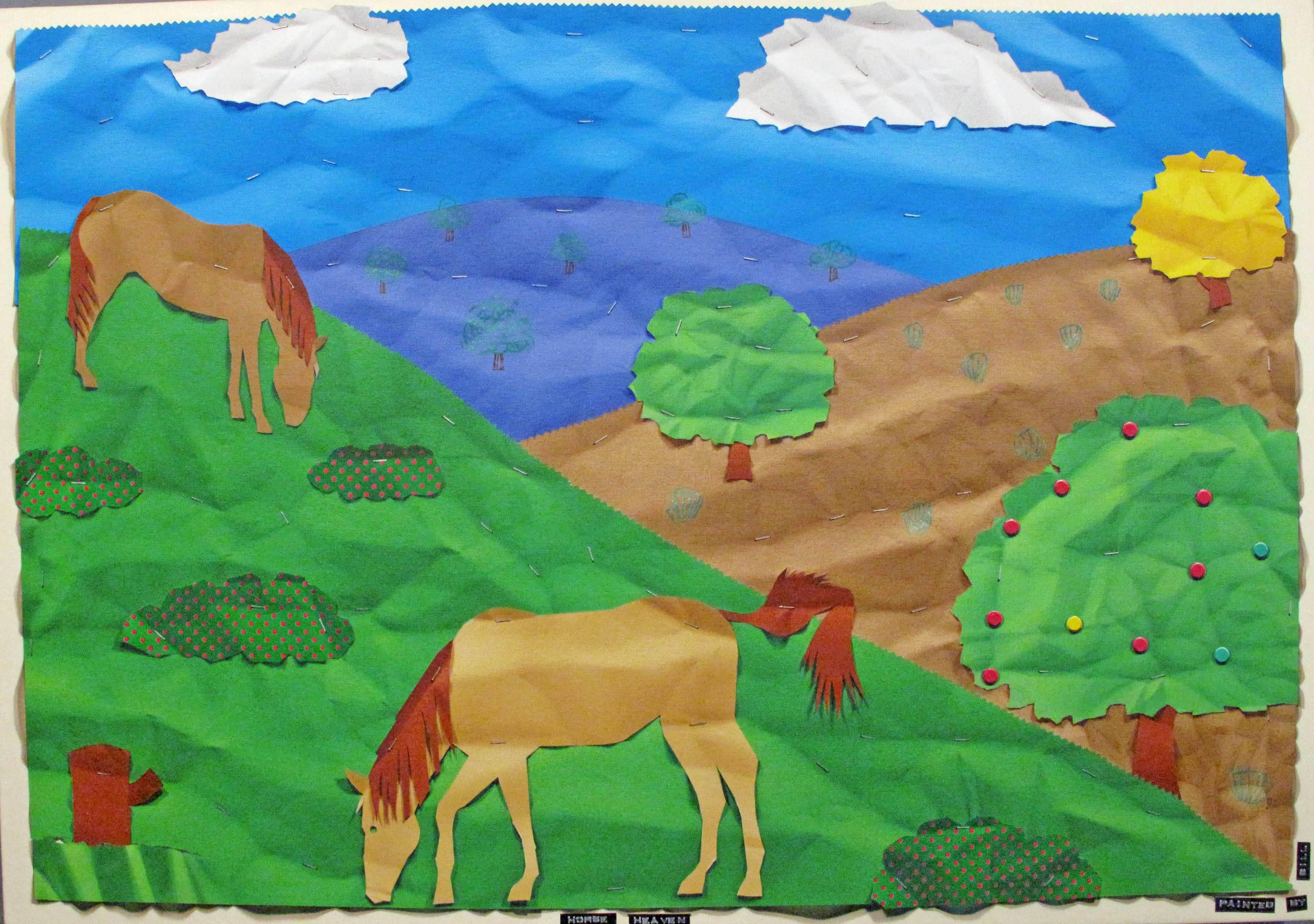 Bill Braun Animal Painting - Horse Heaven
