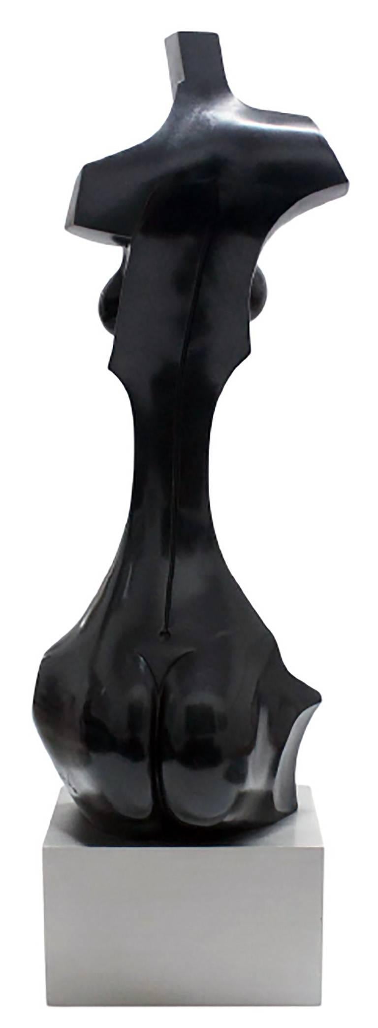 Alberto Garcia Nava, Torso Femenino, brass sculpture, 3/7. For Sale 1