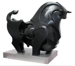 Alberto Garcia Nava, Kratos, brass sculpture, 2/7.