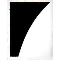 Colored Paper Image I (White Curve with Black I) 9