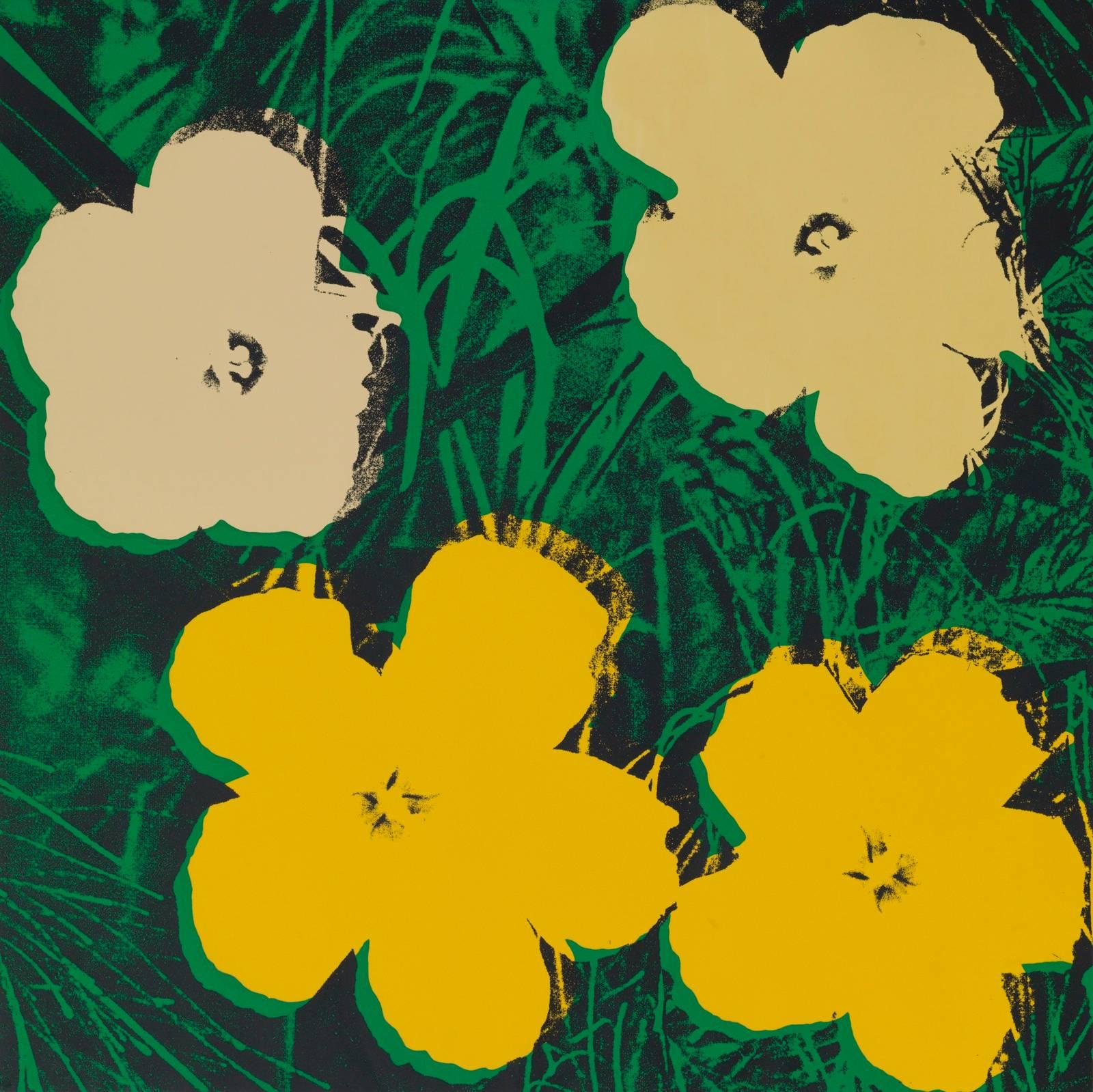 Andy Warhol Still-Life Print - Flowers