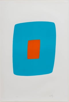 Light Blue with Orange