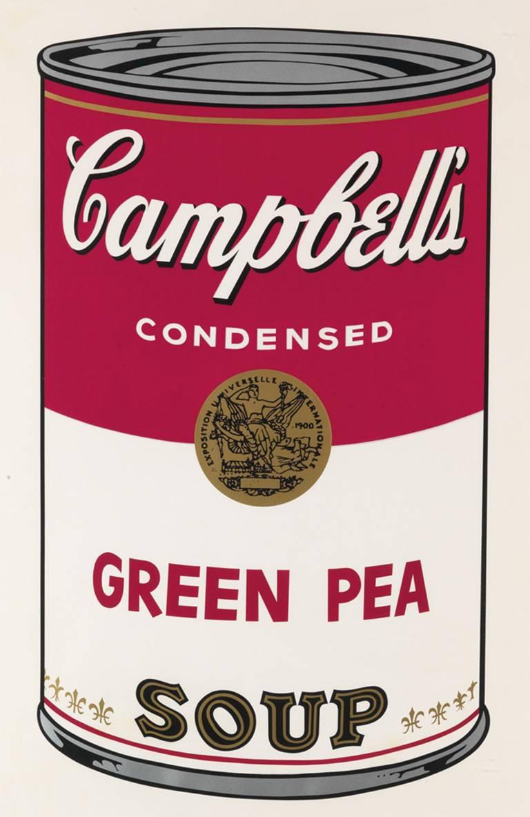 Andy Warhol Still-Life Print - Campbell's Soup I: Green Pea