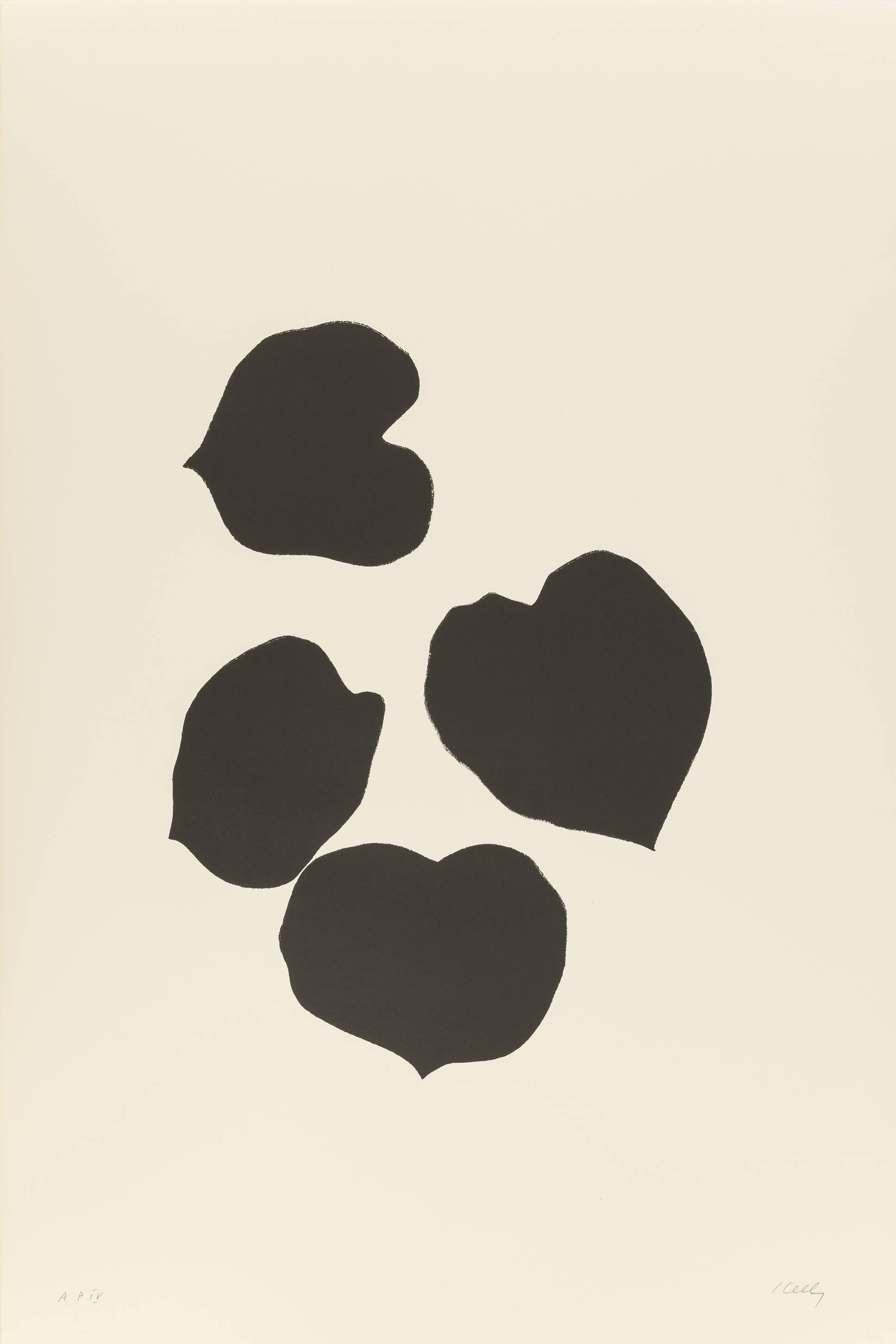 Ellsworth Kelly Abstract Print - Grape Leaves III