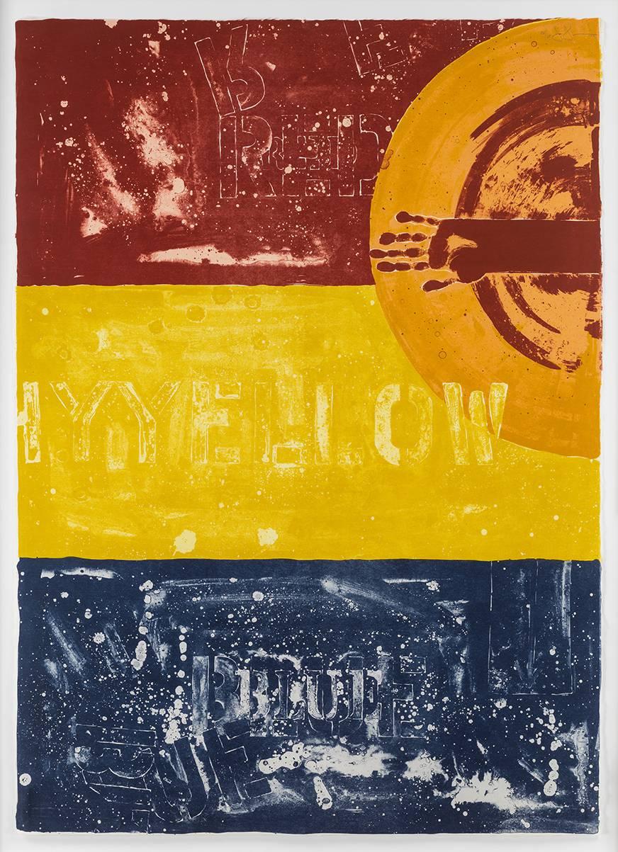 Jasper Johns Abstract Print - Periscope I