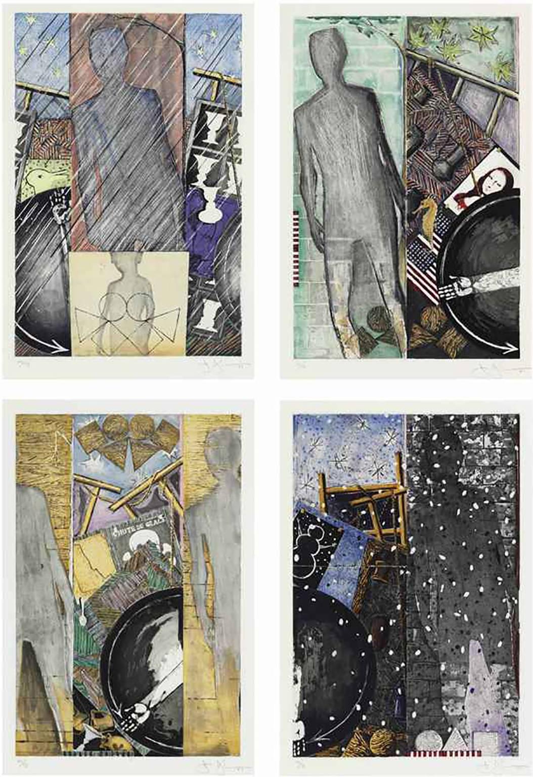 Jasper Johns Figurative Print - The Seasons (Fall, Winter, Spring, Summer)