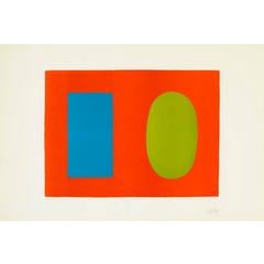 Blue and Green over Orange 4