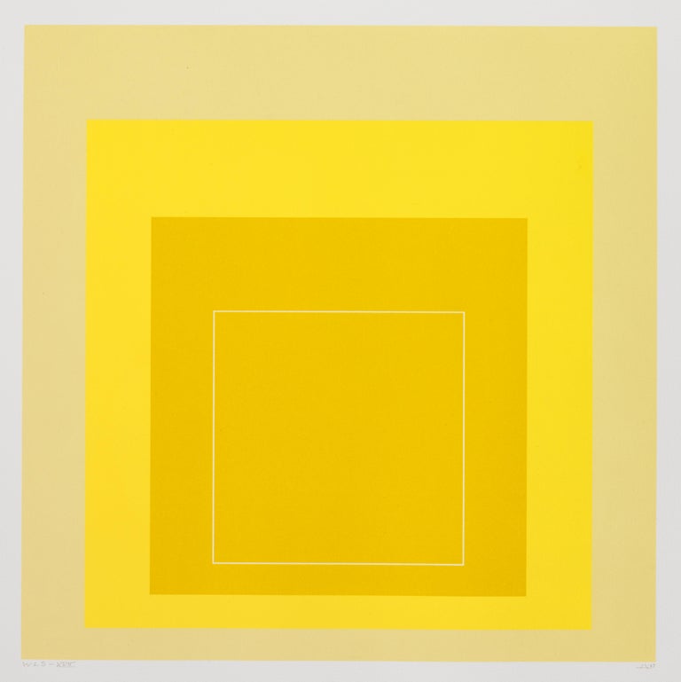 Josef Albers Abstract Print - WLS XVII