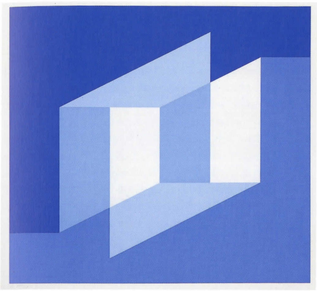 Abstract Print Josef Albers - jamais avant moi