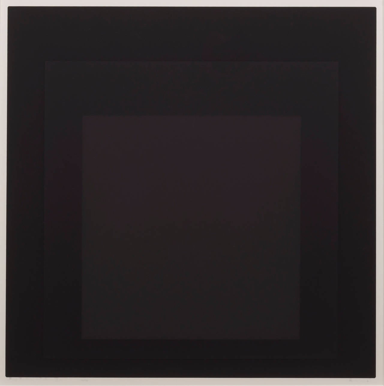 Josef Albers Abstract Print - Gray Instrumentation I h