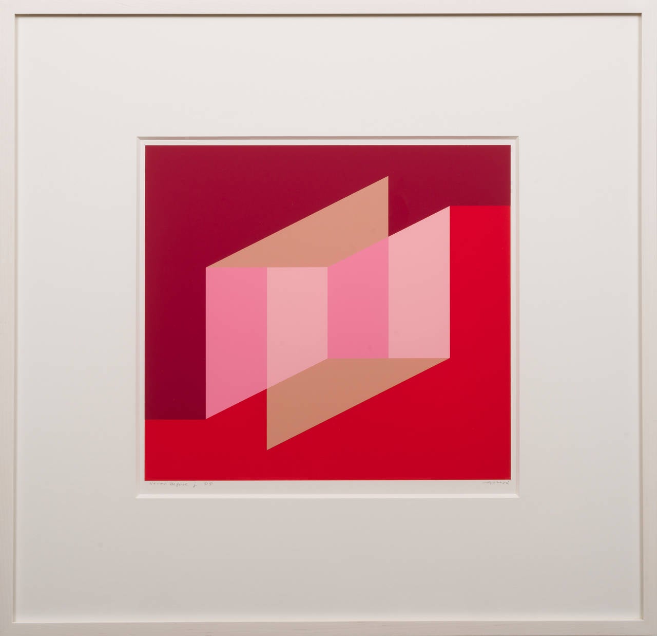 Never Before j - Print by Josef Albers