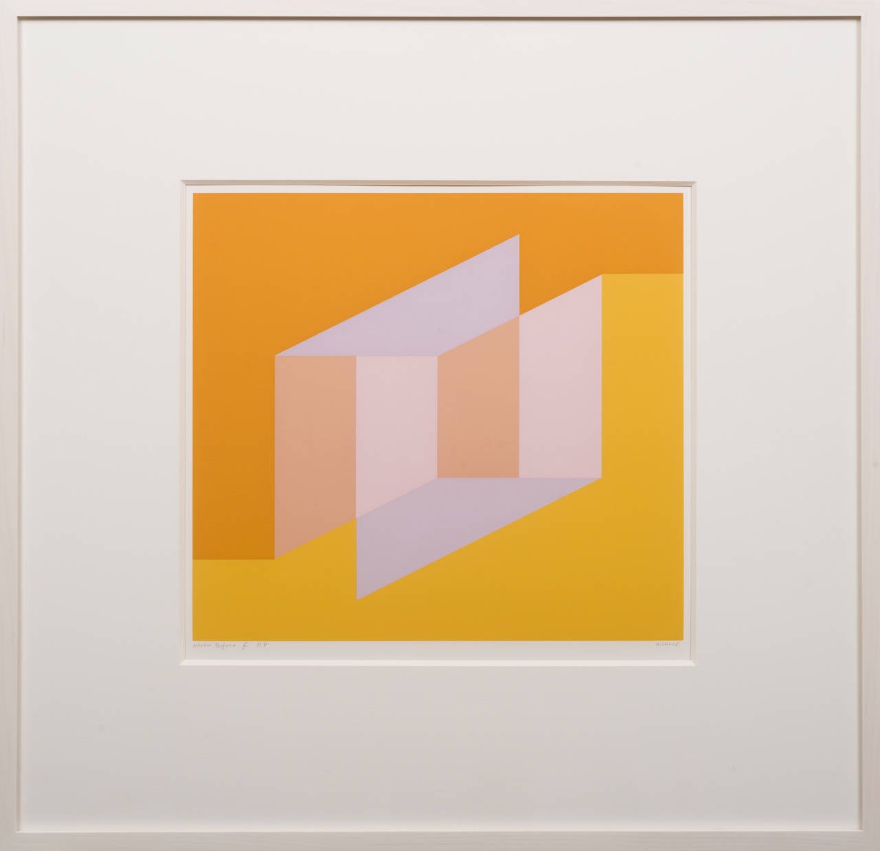 Never Before f - Print by Josef Albers