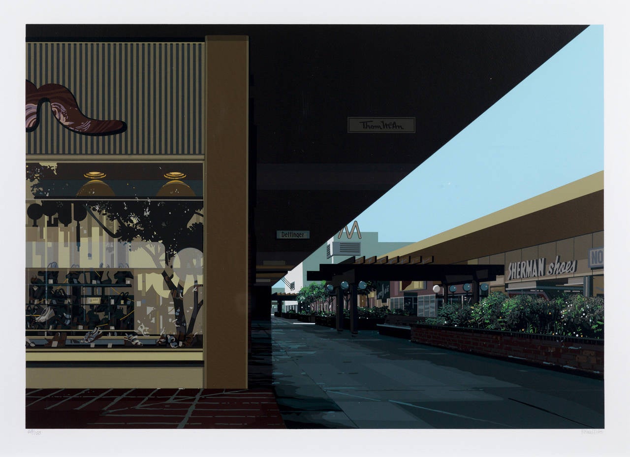 Lakewood Mall - Print by Richard Estes