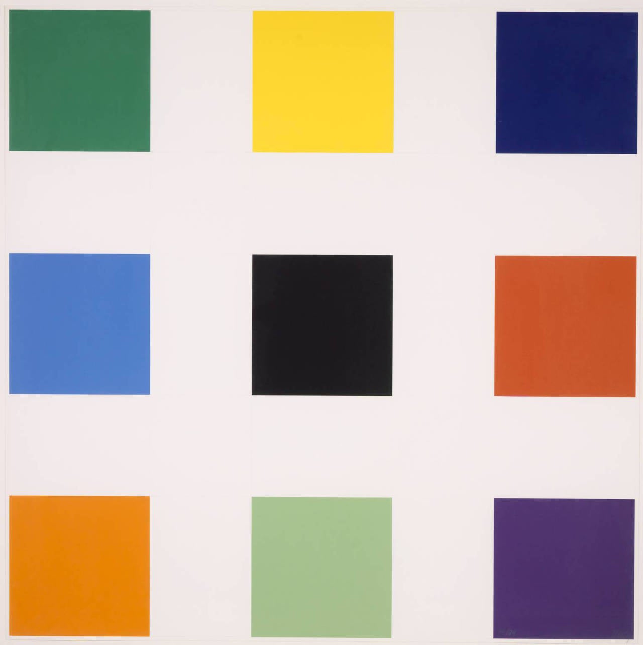 Nine Squares - Print by Ellsworth Kelly