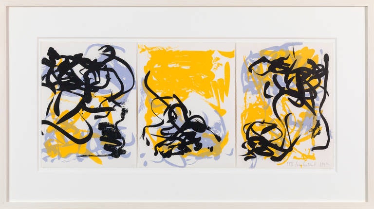 Little Weeds I (triptych) - Print by Joan Mitchell