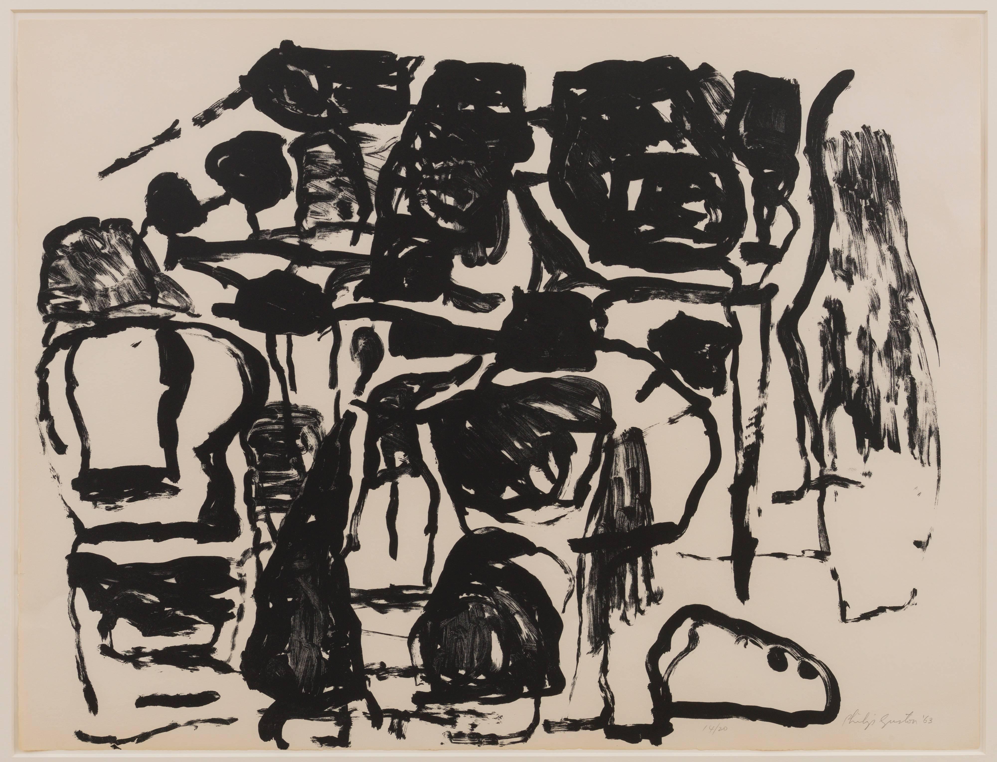 Untitled - Print by Philip Guston