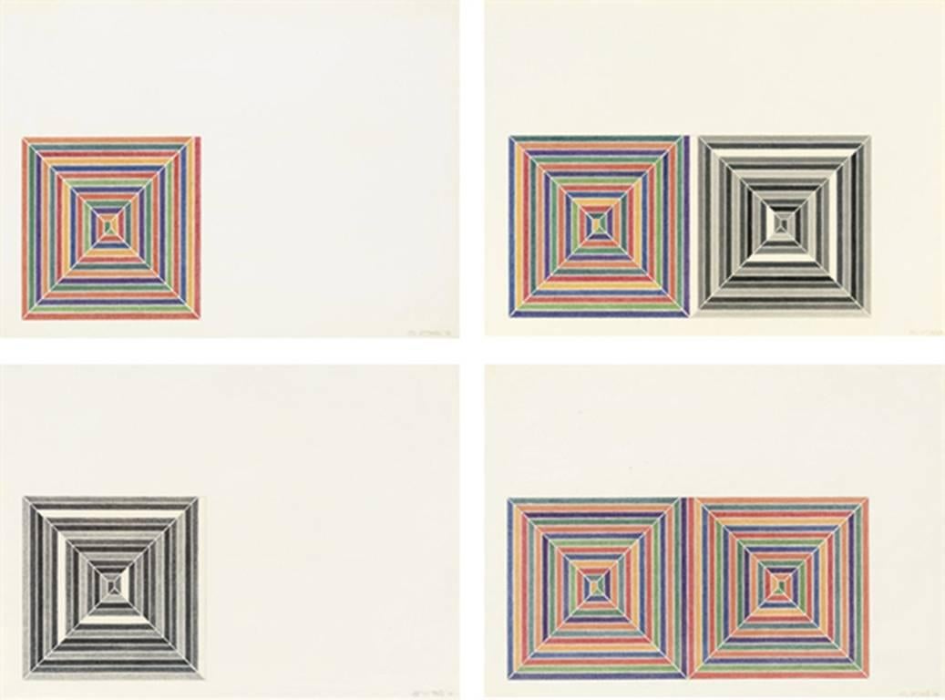 Frank Stella Abstract Print - Jasper's Dilemma