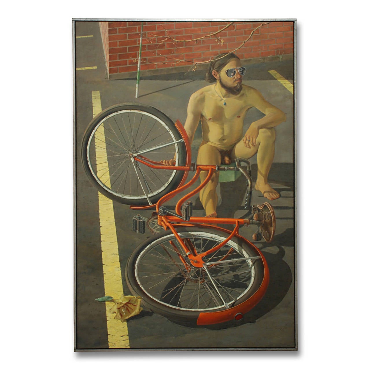 Bicycle - Painting by Jean Swiggett