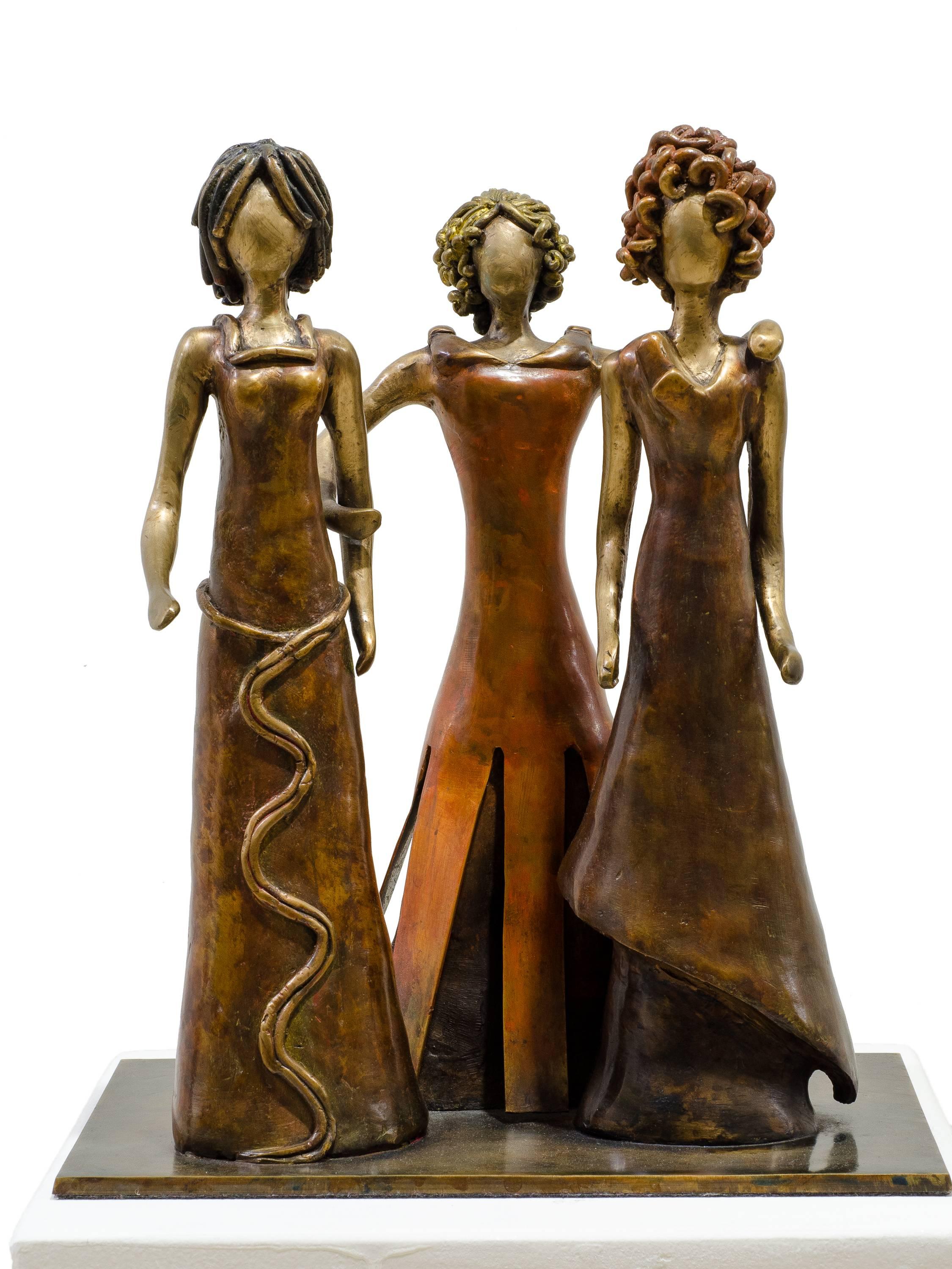 Beatriz Gerenstein Figurative Sculpture - Frienship