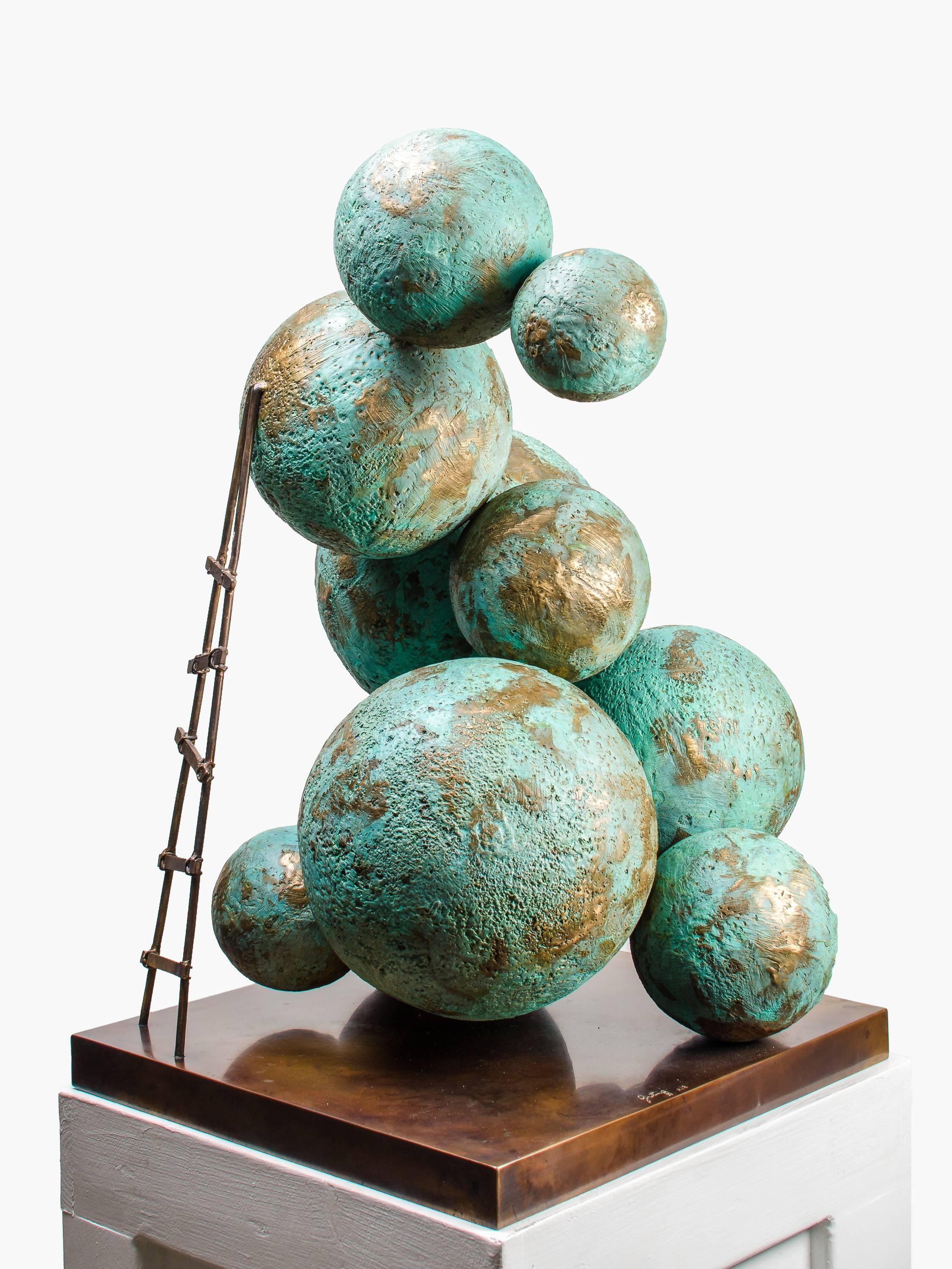 Beatriz Gerenstein Abstract Sculpture - Climbing Worlds