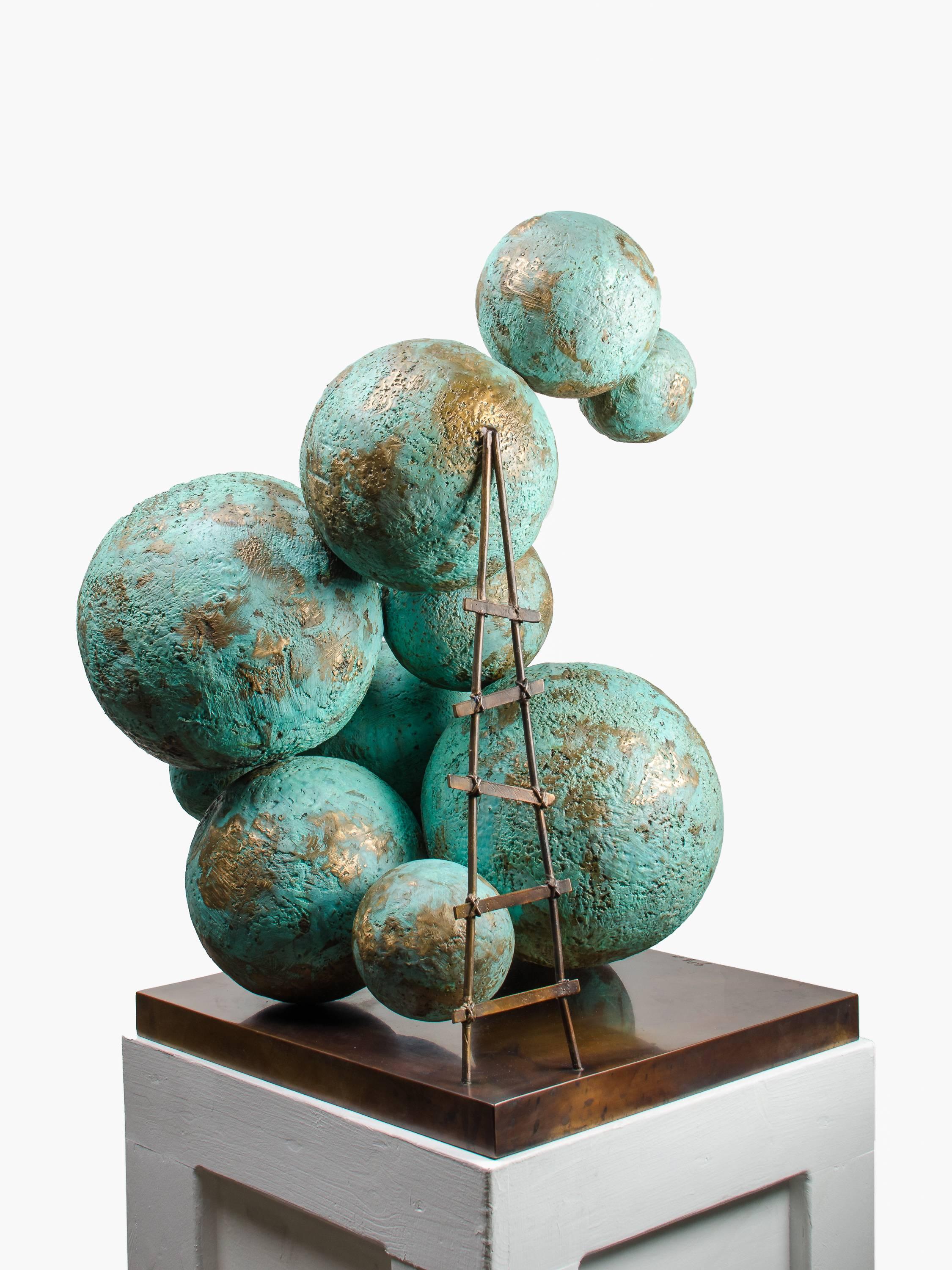 Climbing Worlds - Sculpture by Beatriz Gerenstein
