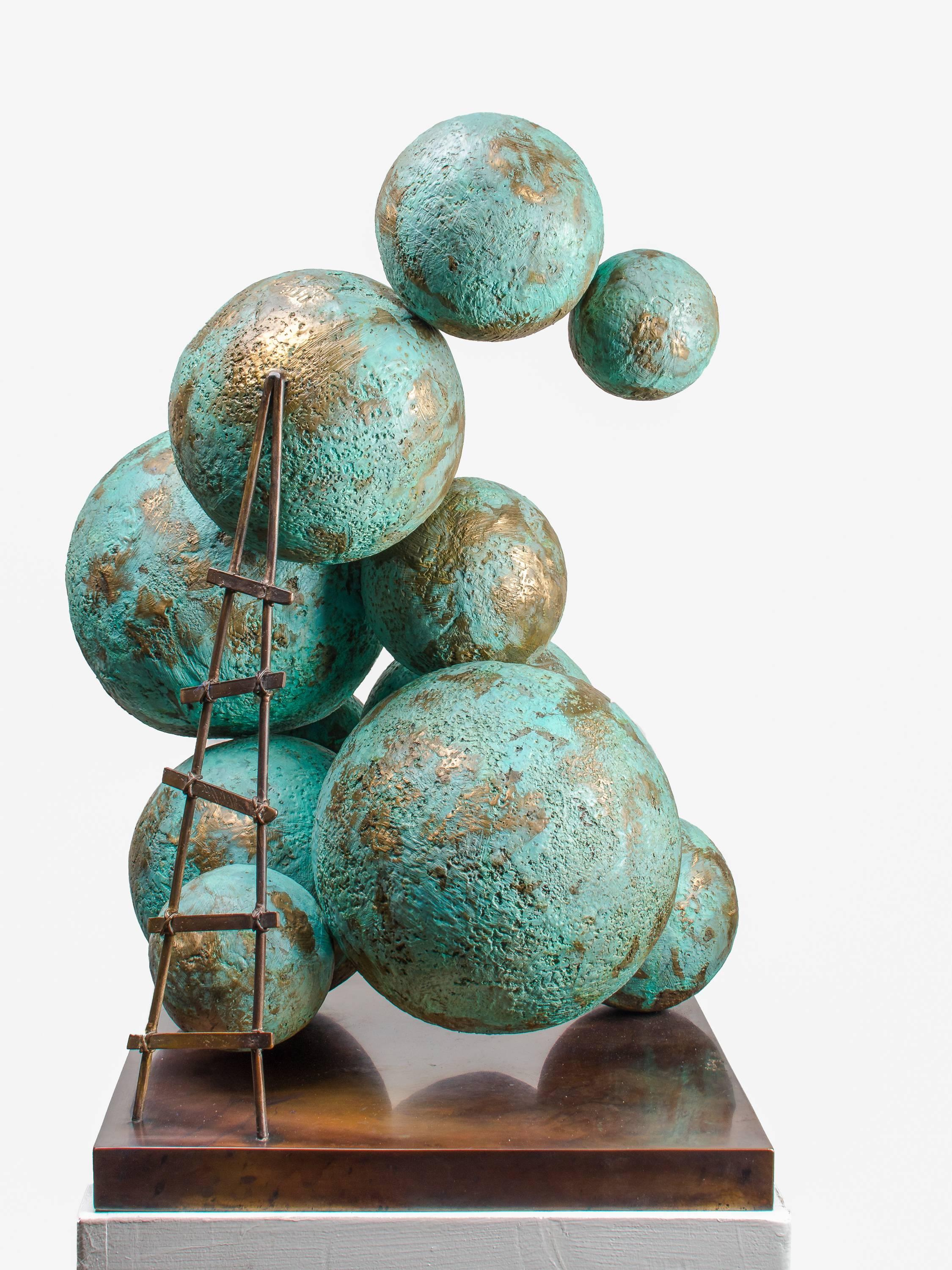 Climbing Worlds - Abstract Sculpture by Beatriz Gerenstein